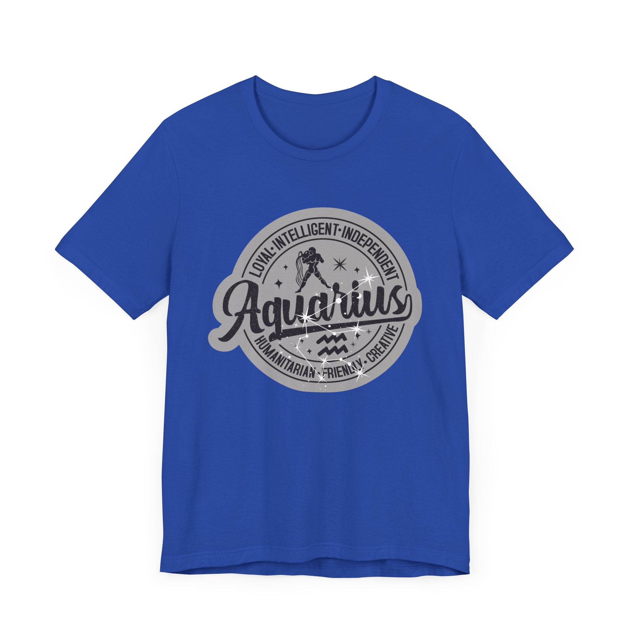 Aquarius Zodiac Unisex Casual Classic Jersey Short Sleeve Tee